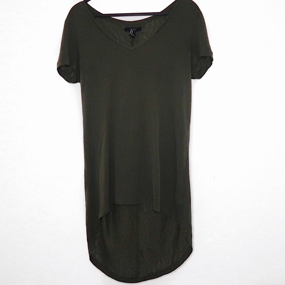 Forever 21 | High Low V-Neck Shirt